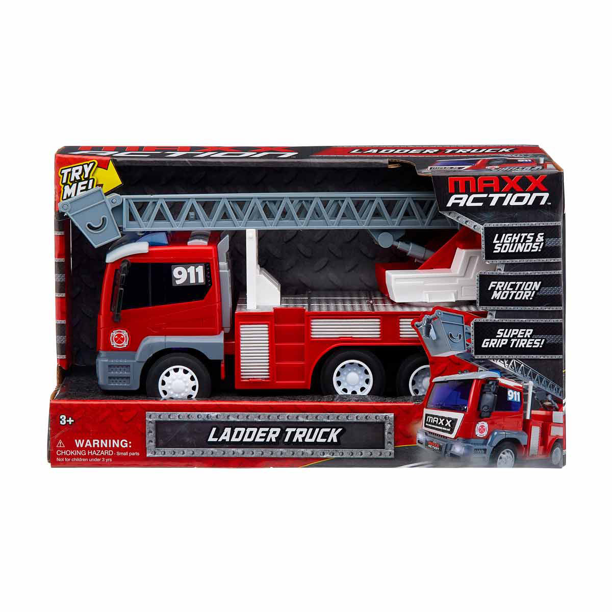 Maxx Action Lights and Sound City Vehicle Toy, 2 Assorted Styles
