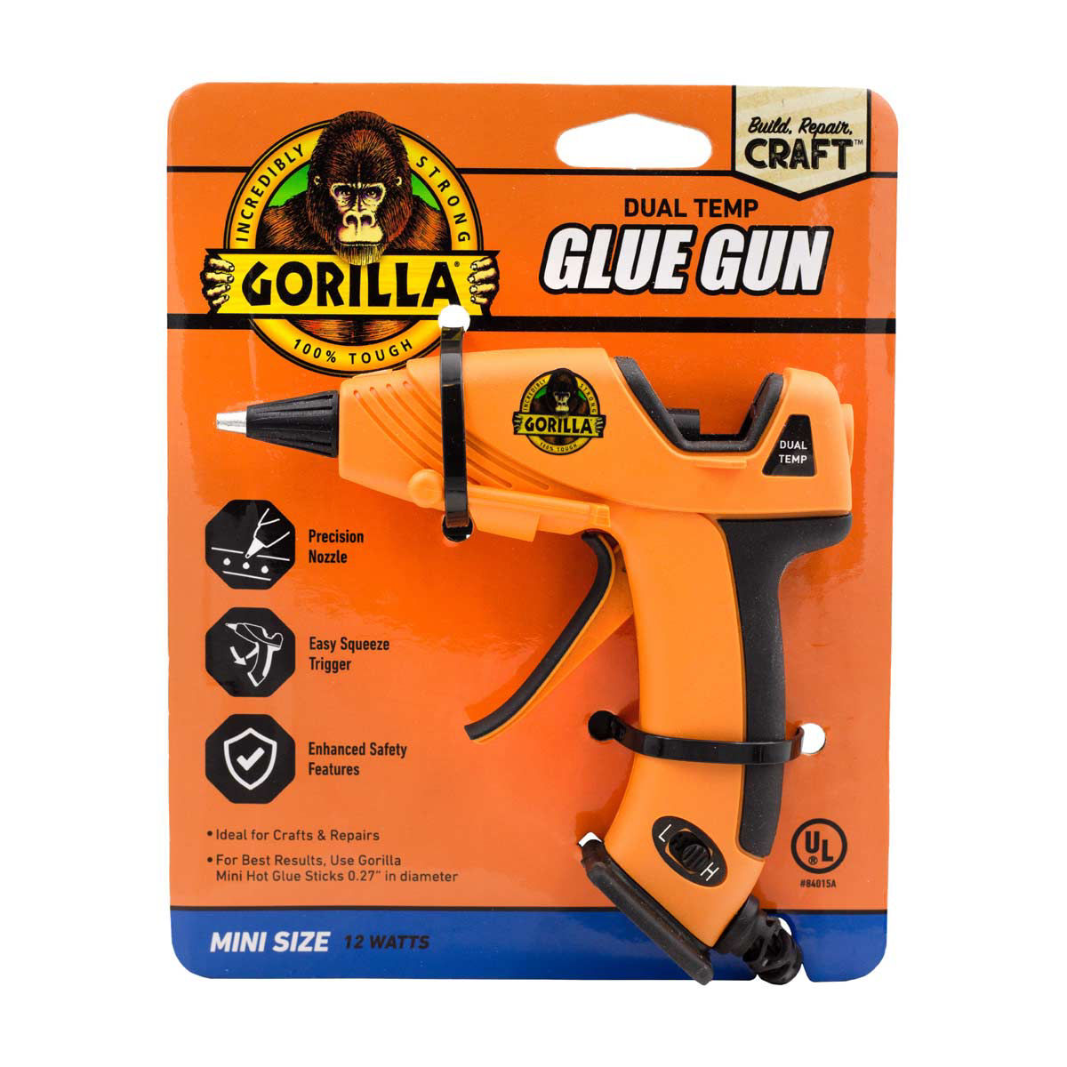 Gorilla Dual Temperature Mini Hot Glue Gun