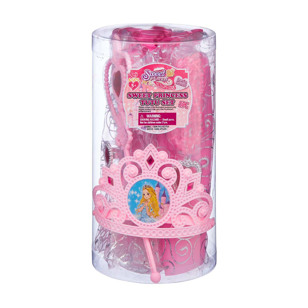 Sweet Princess Pink Tutu & Tiara Dress-Up Set, 5 pc