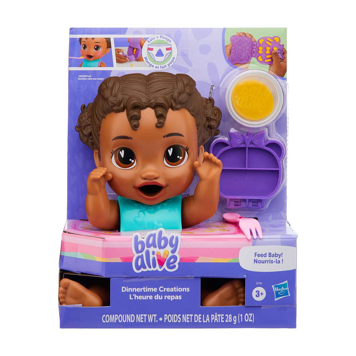 Baby Alive Dinnertime Creations Doll with Feeding Accessories