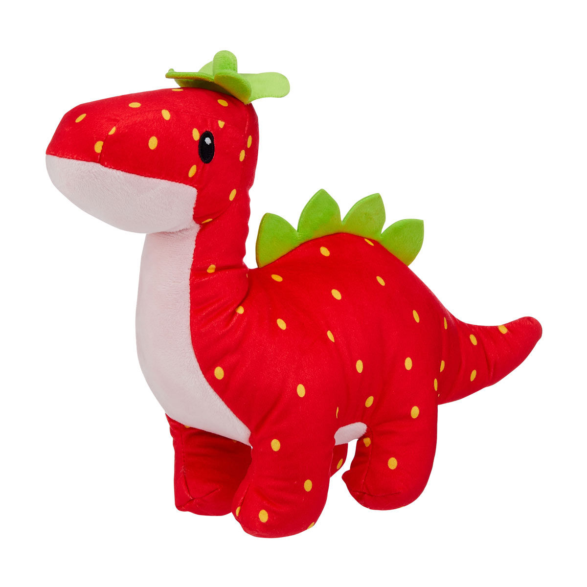 Strawberry Patterned Dinosaur Soft Plush Toy
