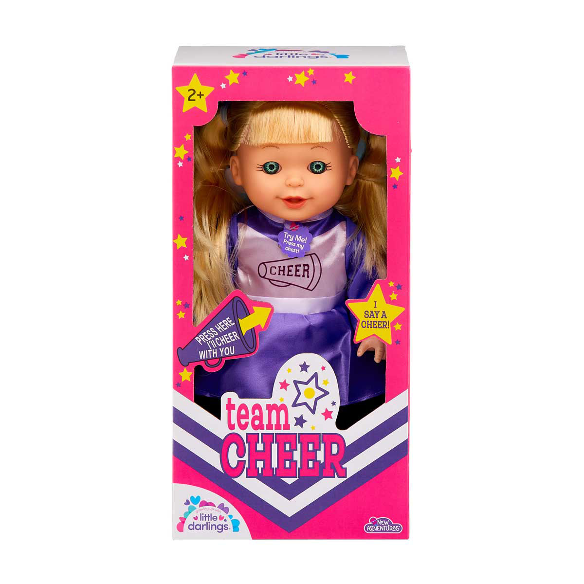 New Adventures Little Darlings Team Cheer Doll Toy