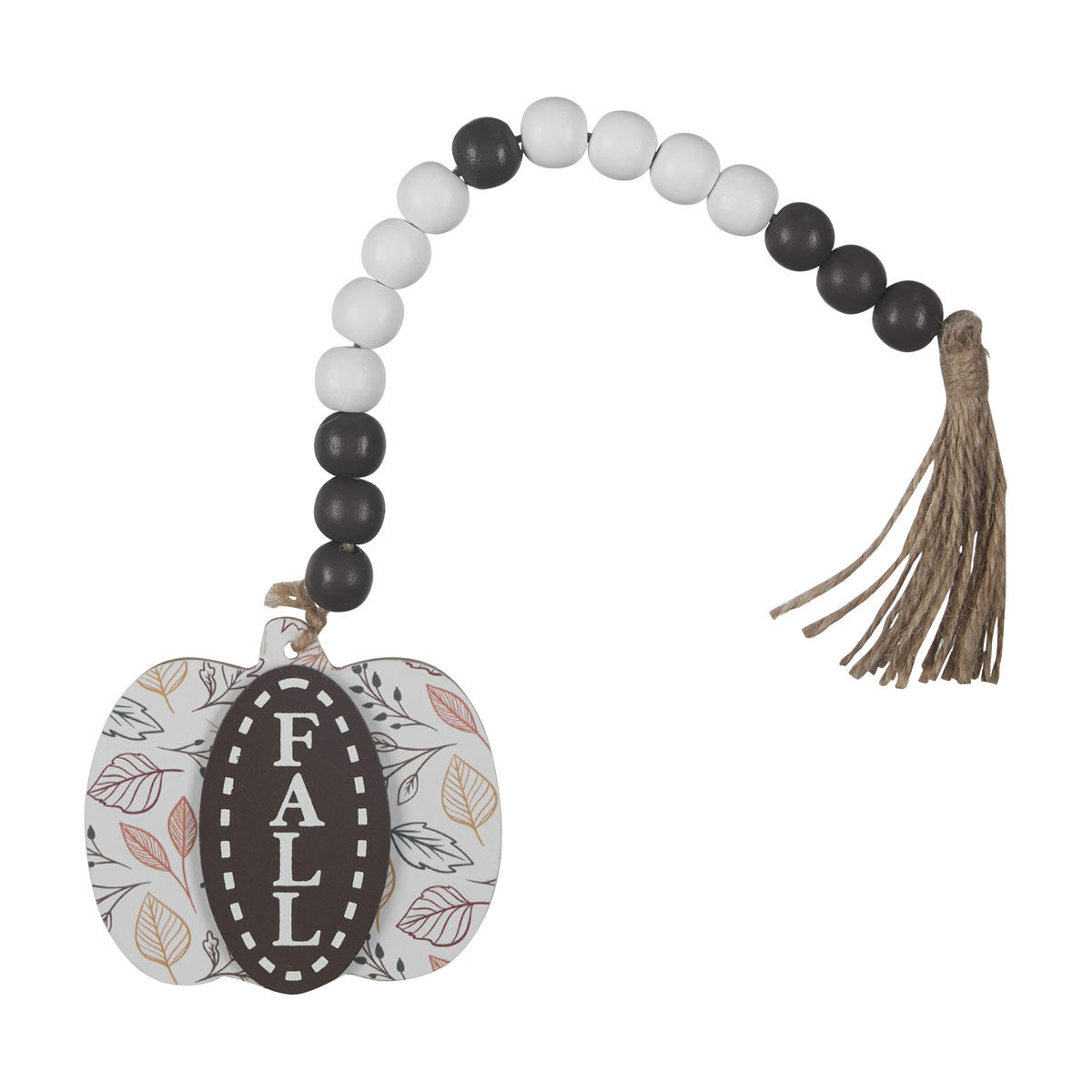 Harvest Brown Beads with Tassels Wall Décor