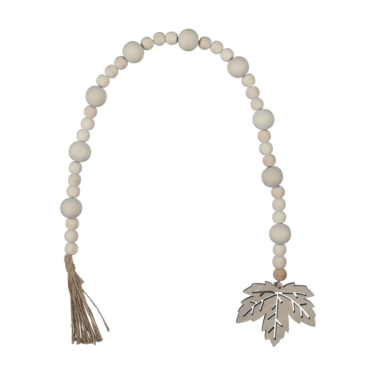 Harvest Beads with Leaf Wall Décor, Large
