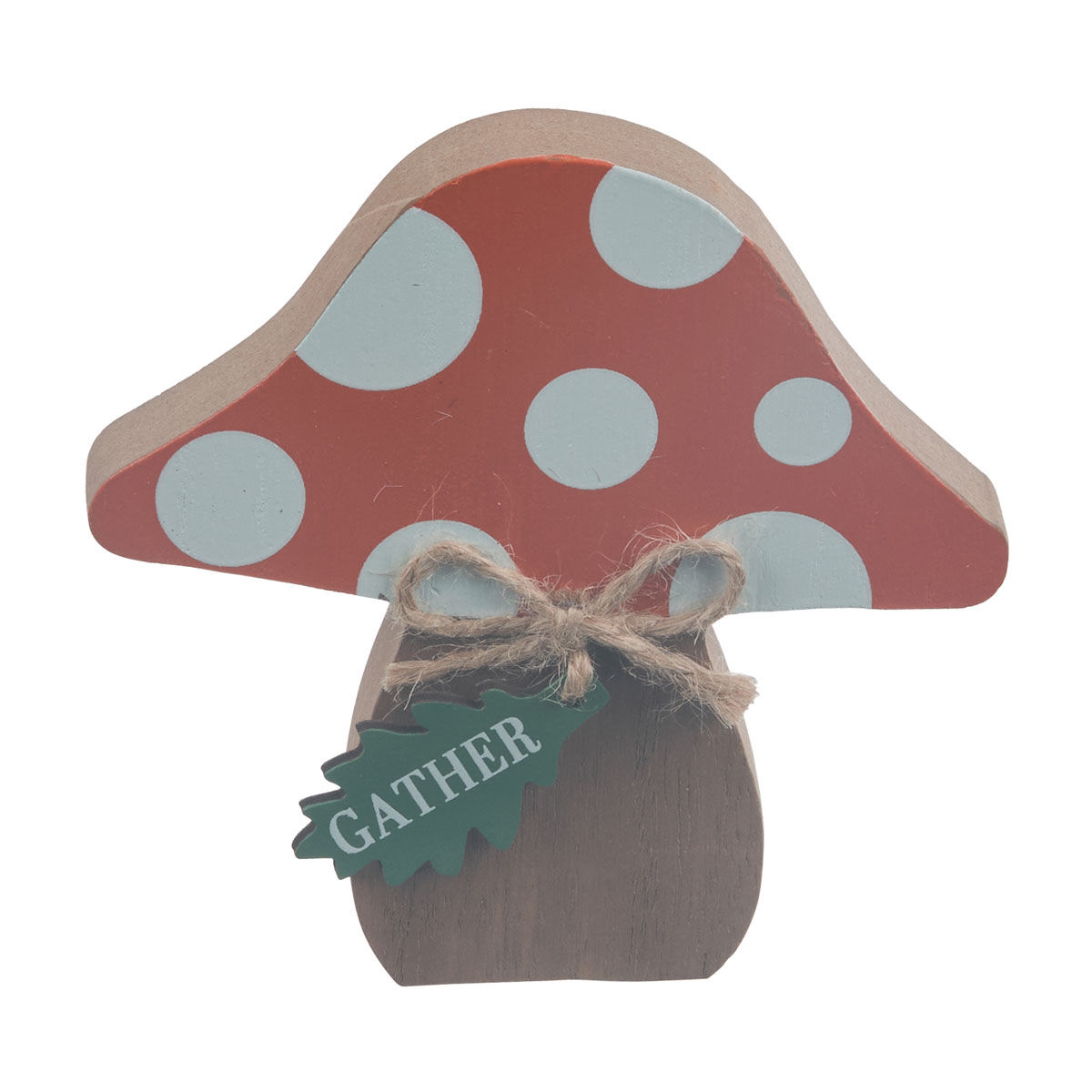 Harvest-Orange-MDF-Mushroom-Shaped-Décor