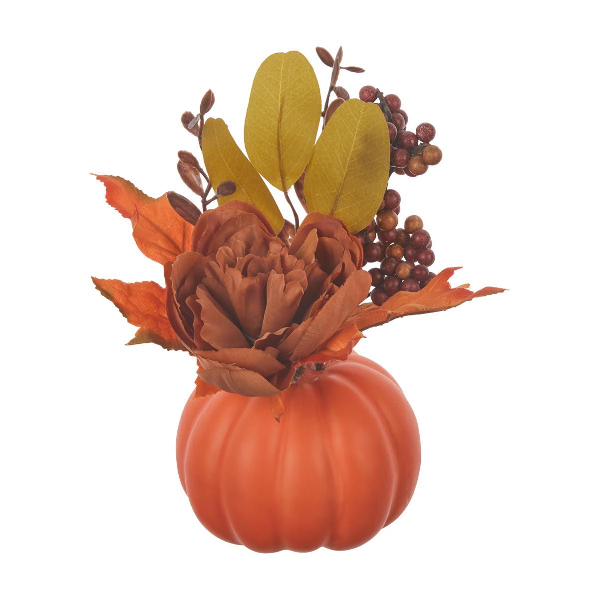 Harvest Orange Pumpkin-Shaped Foam Decoration