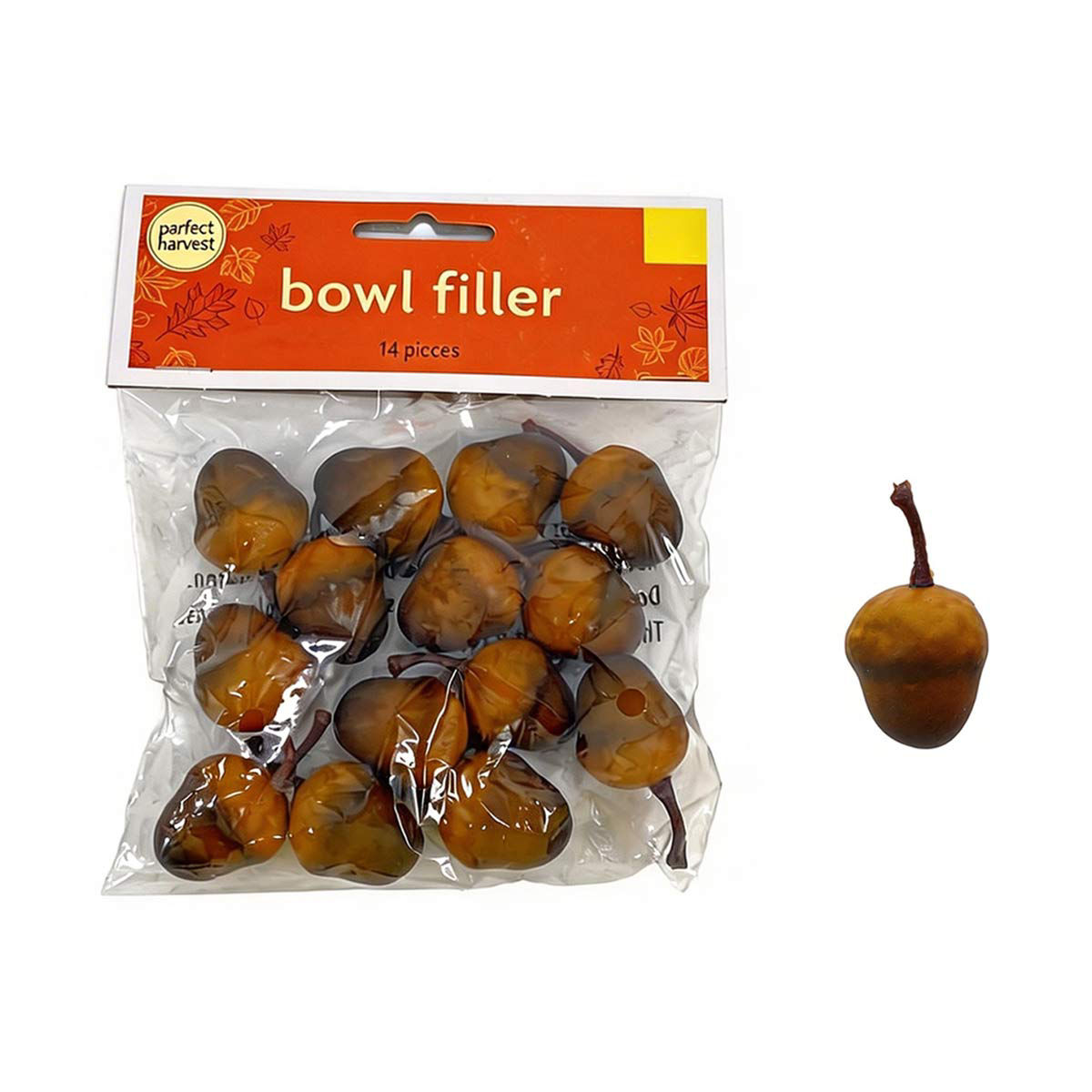 Fall Harvest Foam Acorn Bowl Filler