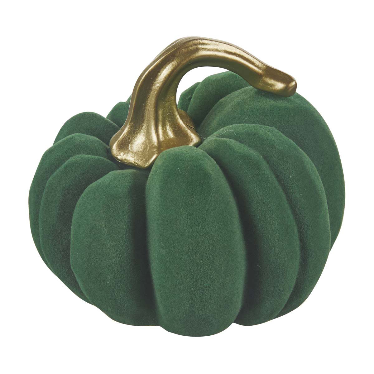 Harvest Tabletop Pumpkin Shaped Décor, Green
