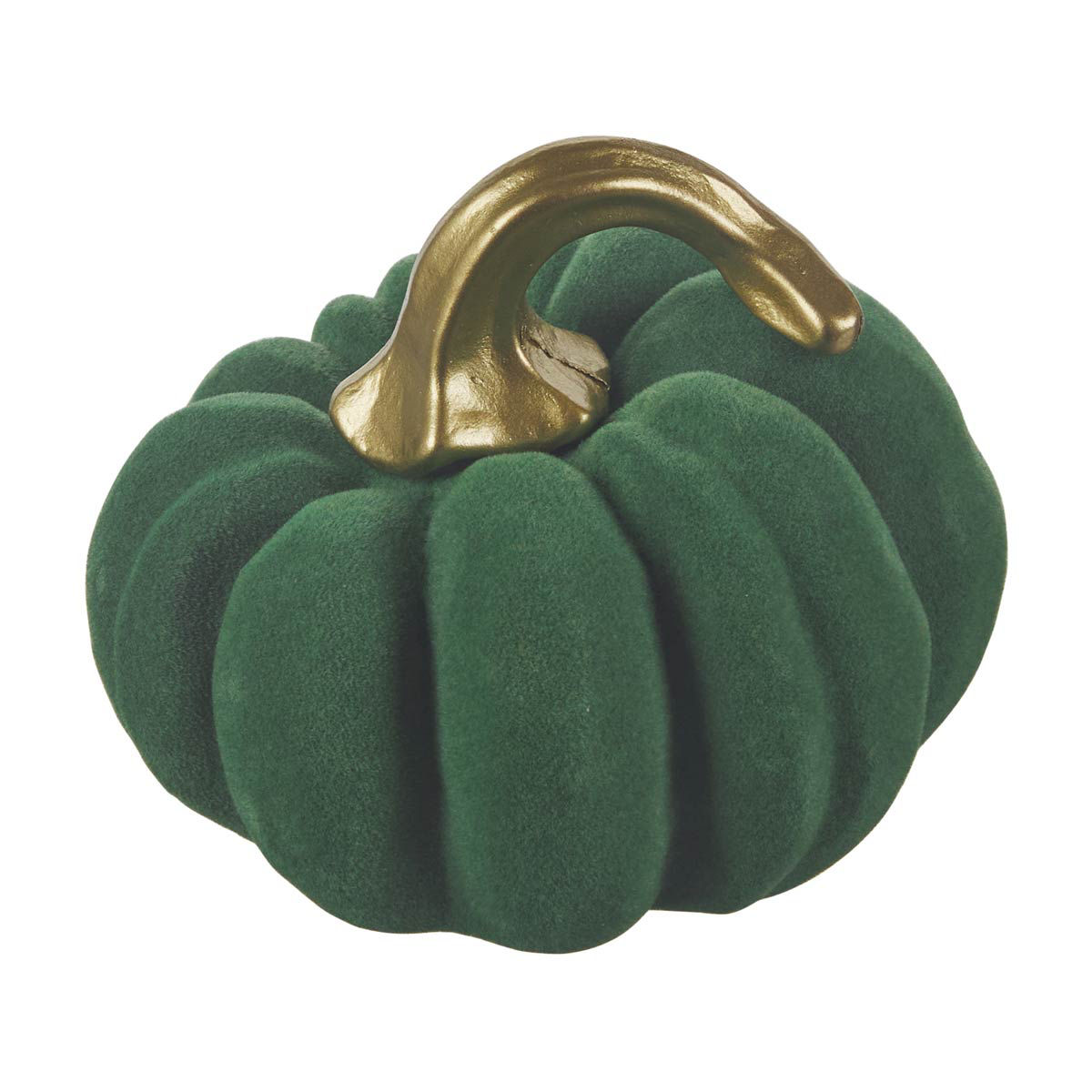 Harvest Pumpkin Shaped Tabletop Décor, Green