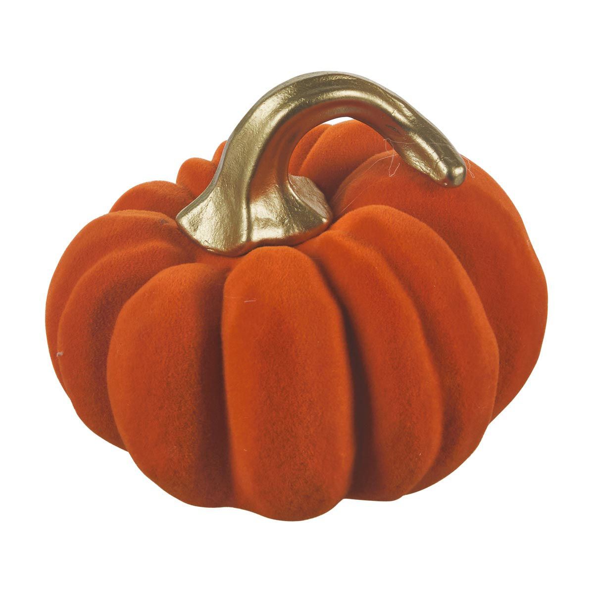Harvest Pumpkin Shaped Tabletop Décor, Orange