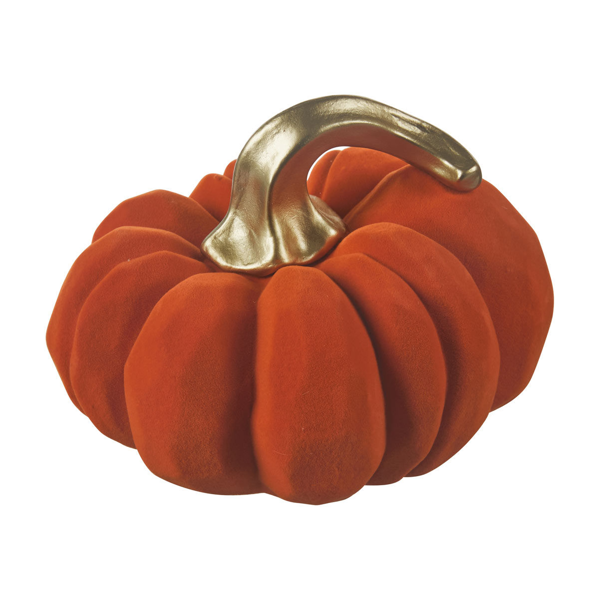 Harvest Orange Pumpkin Shaped Tabletop Décor