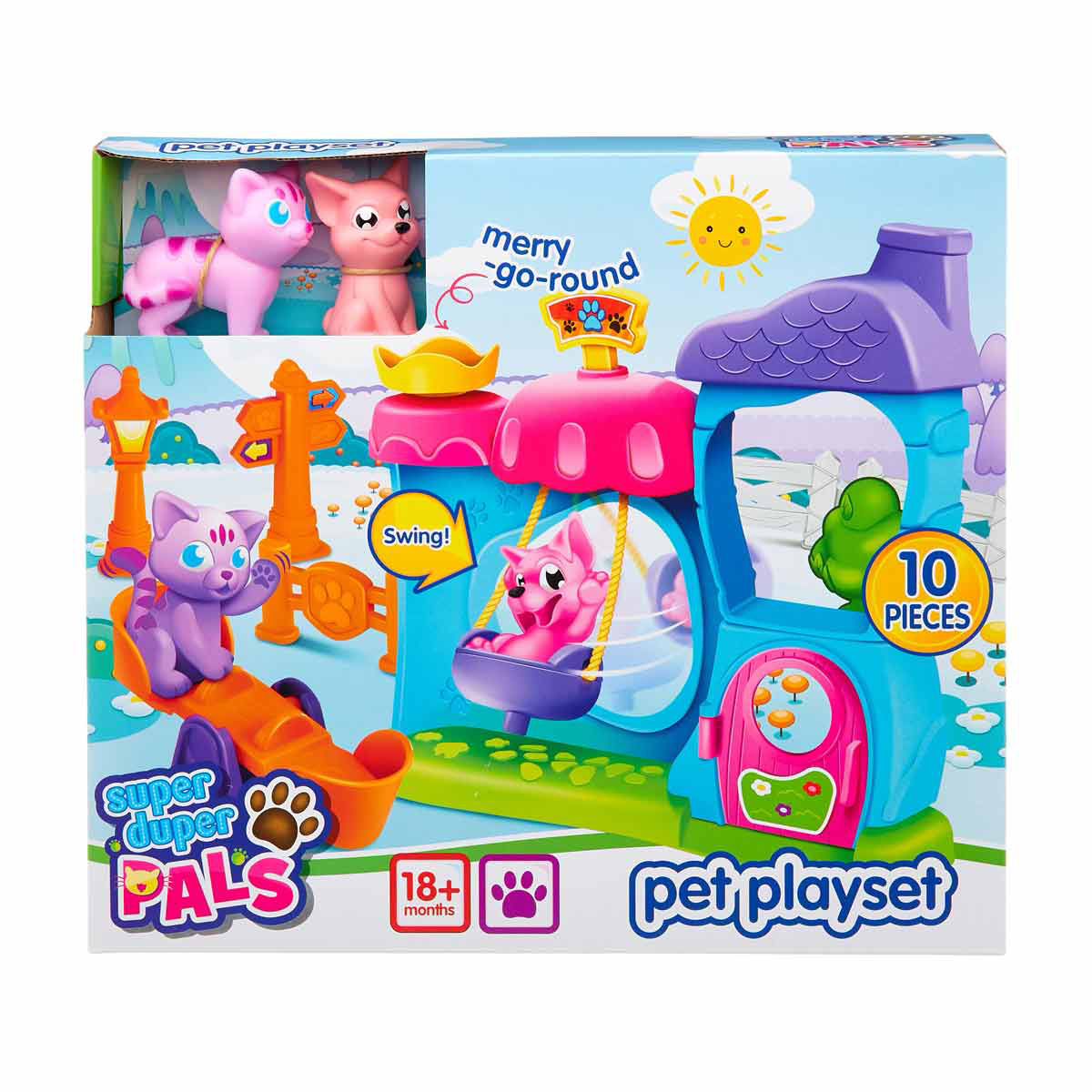 Super Duper Pals Pet Playset, 10 pc