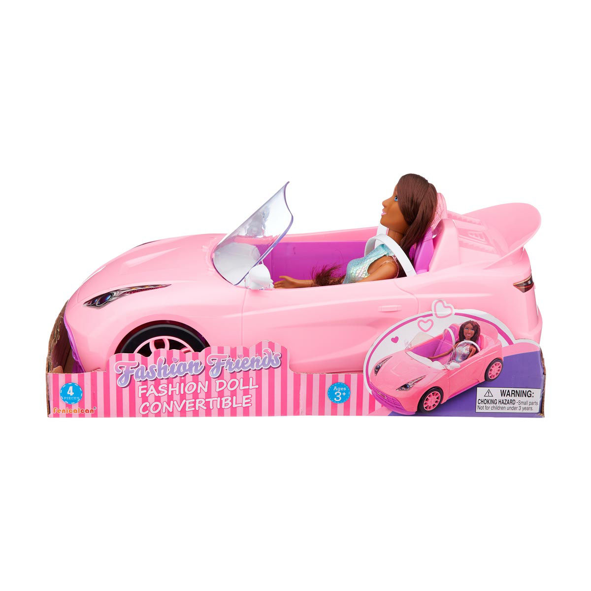Fenicalcan Fashion Friends Fashion Doll Convertible Toy Car