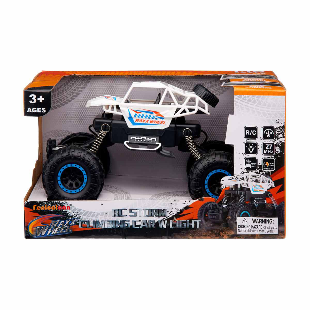 Buy Fenicalcan Raxx Wheel White RC Strom Climbing Car with Light