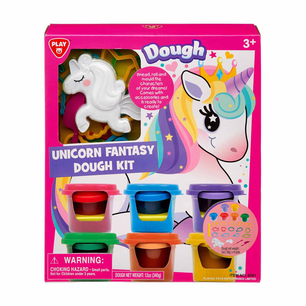 Play Unicorn Fantasy Dough Kit