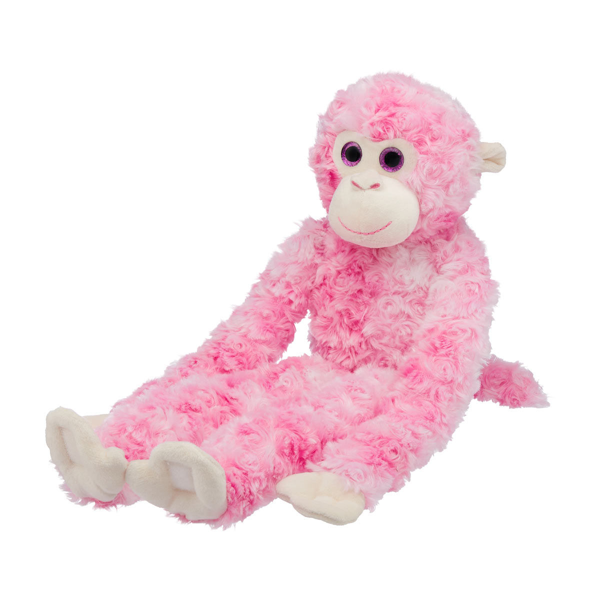 Pink Monkey Stuffed Soft Toy, 23 in