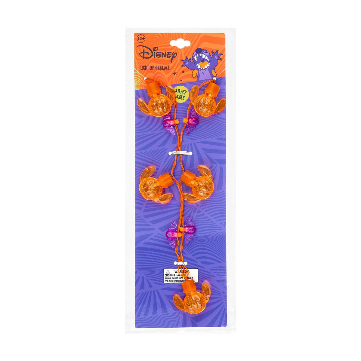 Disney Halloween Harvest Licensed Stitch Character Light Up Necklace