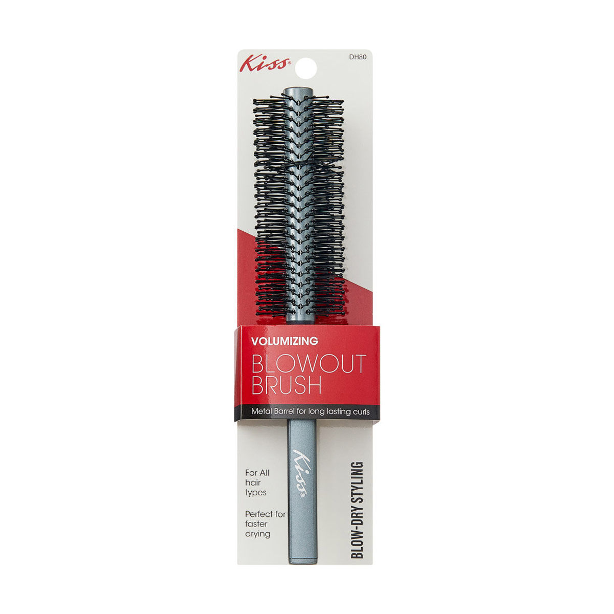 Kiss Volumizing Blowout Round Brush with Metal Barrel