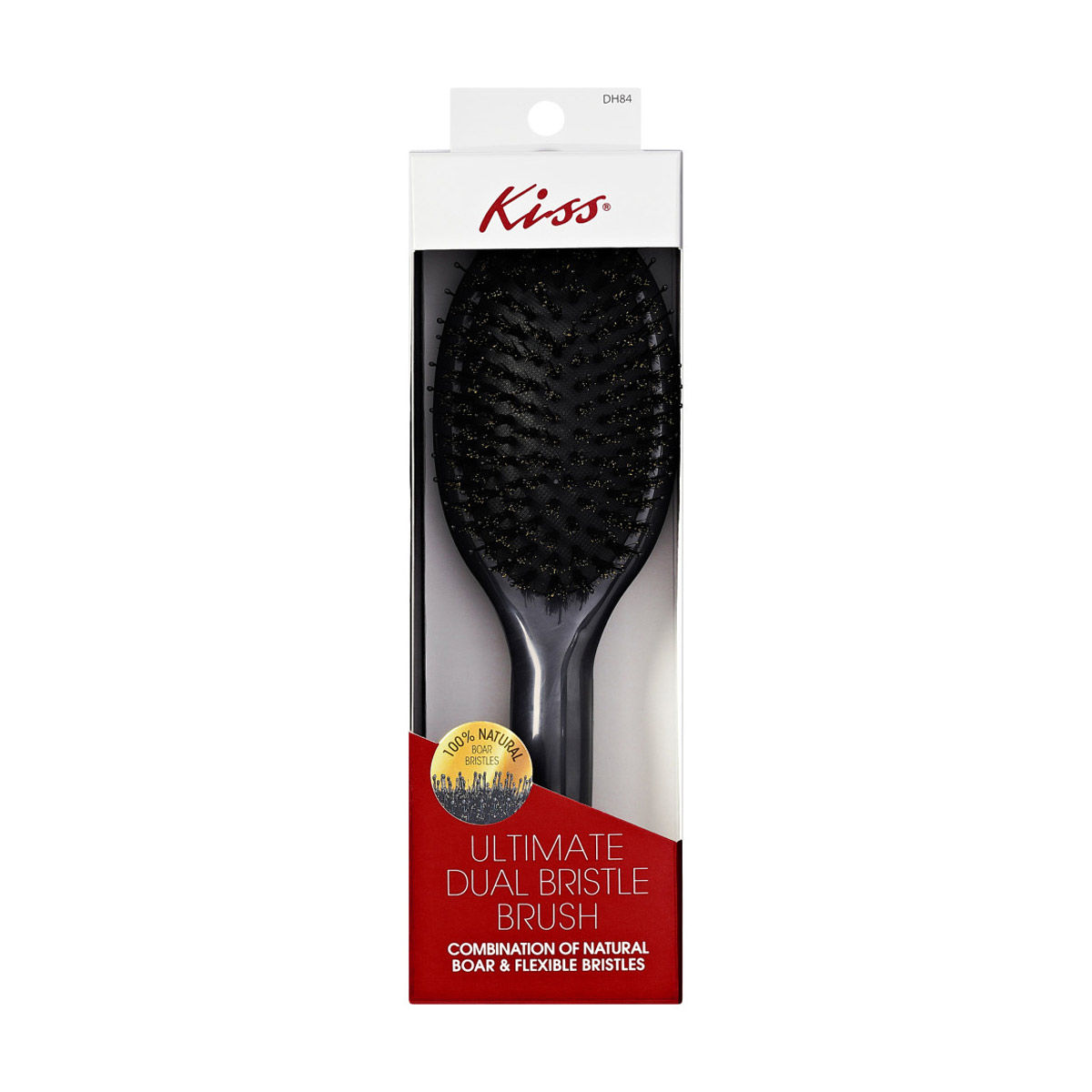 Kiss Ultimate Dual Bristle Black Hair Brush
