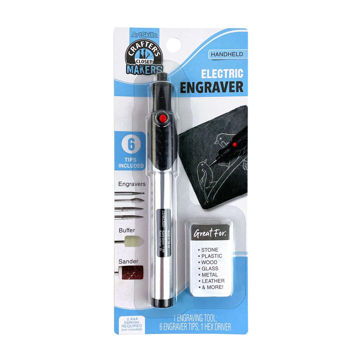 ArtSkills Crafter's Closet Handheld Electric Engraver