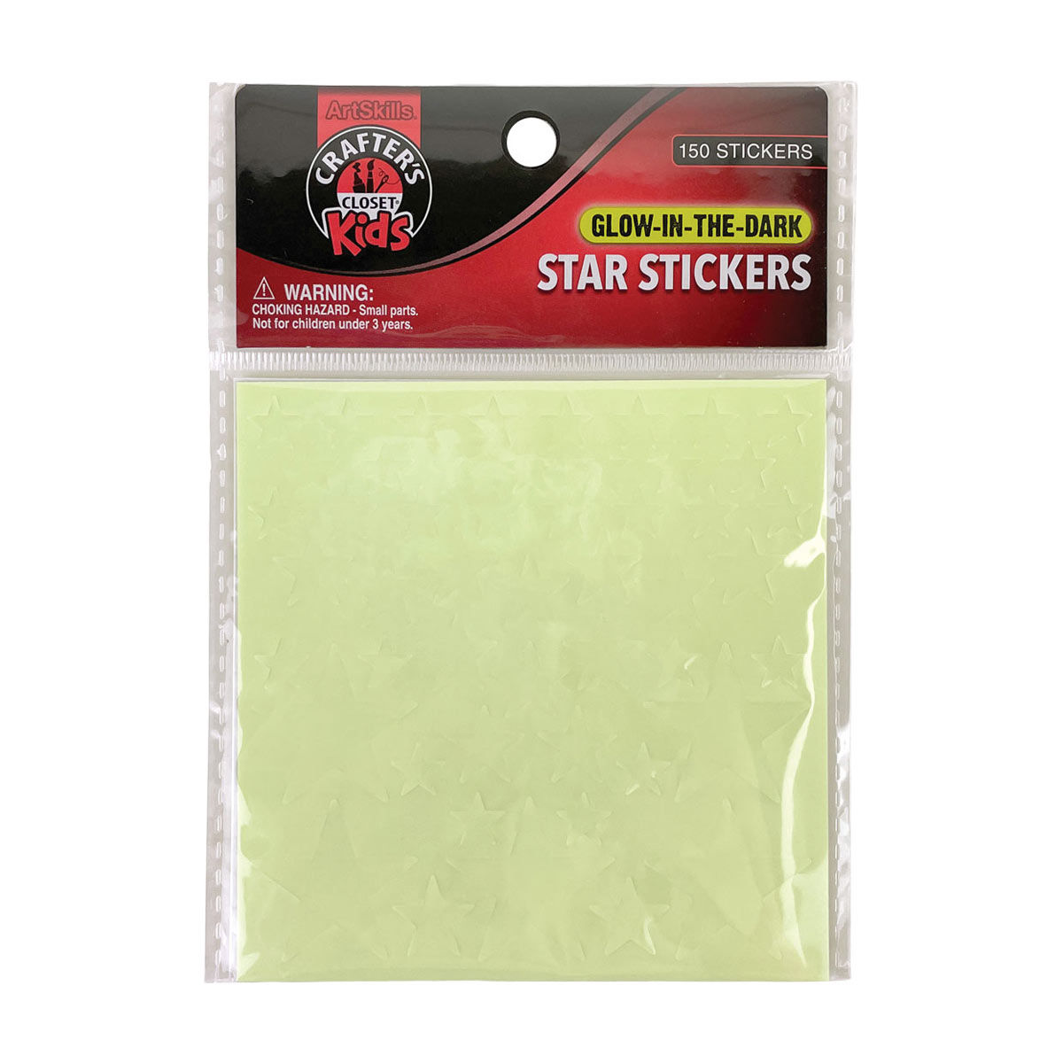 ArtSkills Crafter's Closet Glow in the Dark Star Stickers