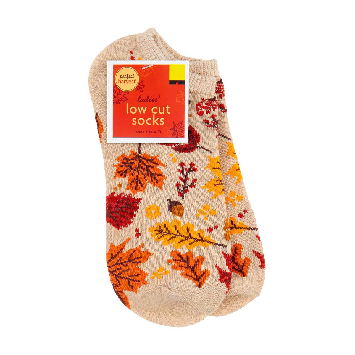 Perfect-Harvest-Ladies'-Maple-Leaves-Low-Cut-Socks