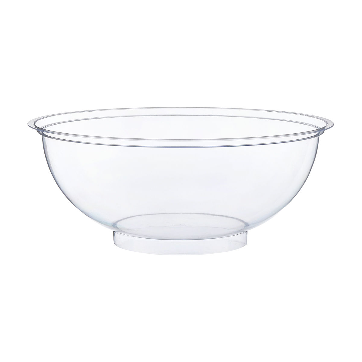 Transparent Round Bowl, 8 qt