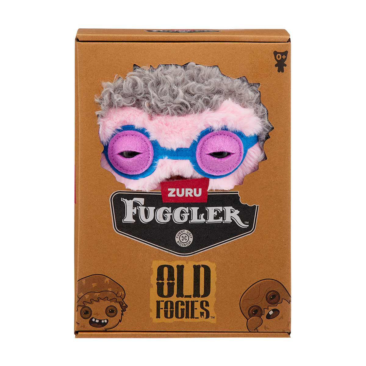 ZURU Fuggler Old Fogies Squidge Plush Toy, 9 in