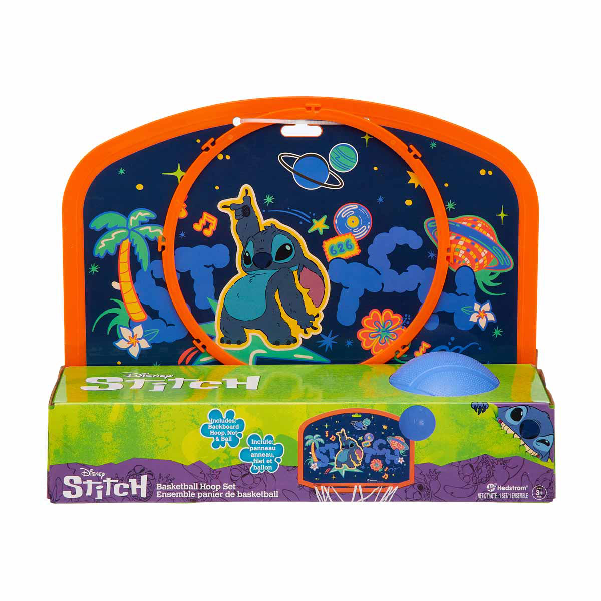 Disney Stitch Basketball Hoop Set