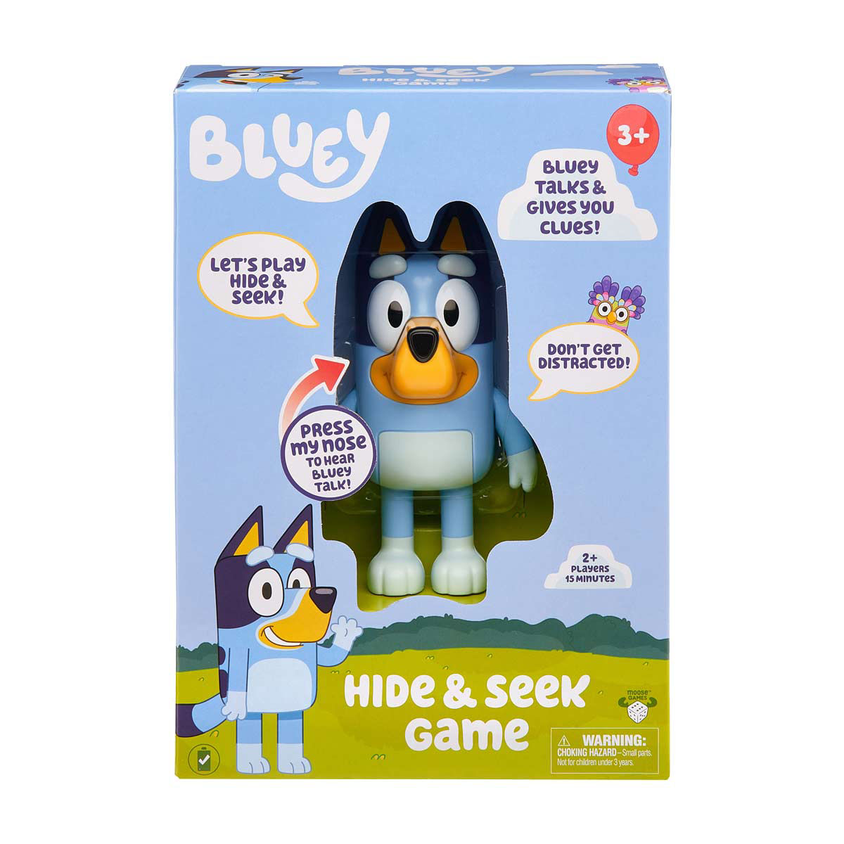 Bluey Hide & Seek Interactive Talking Figure Game