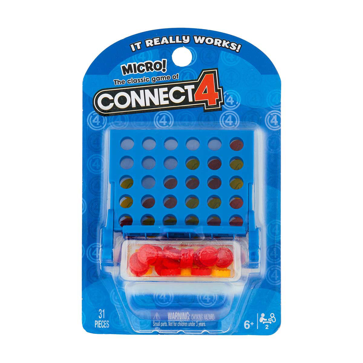 Micro! The Classic Game of Connect 4, 31 Pieces
