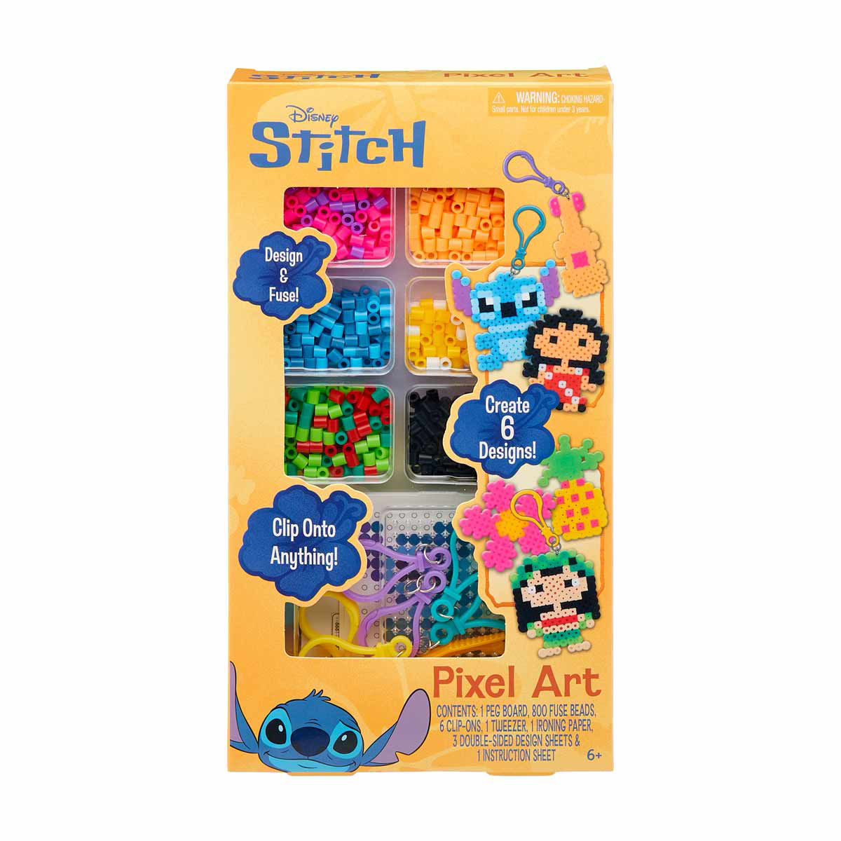 Disney Stitch Pixel Art Fuse Bead Craft Kit