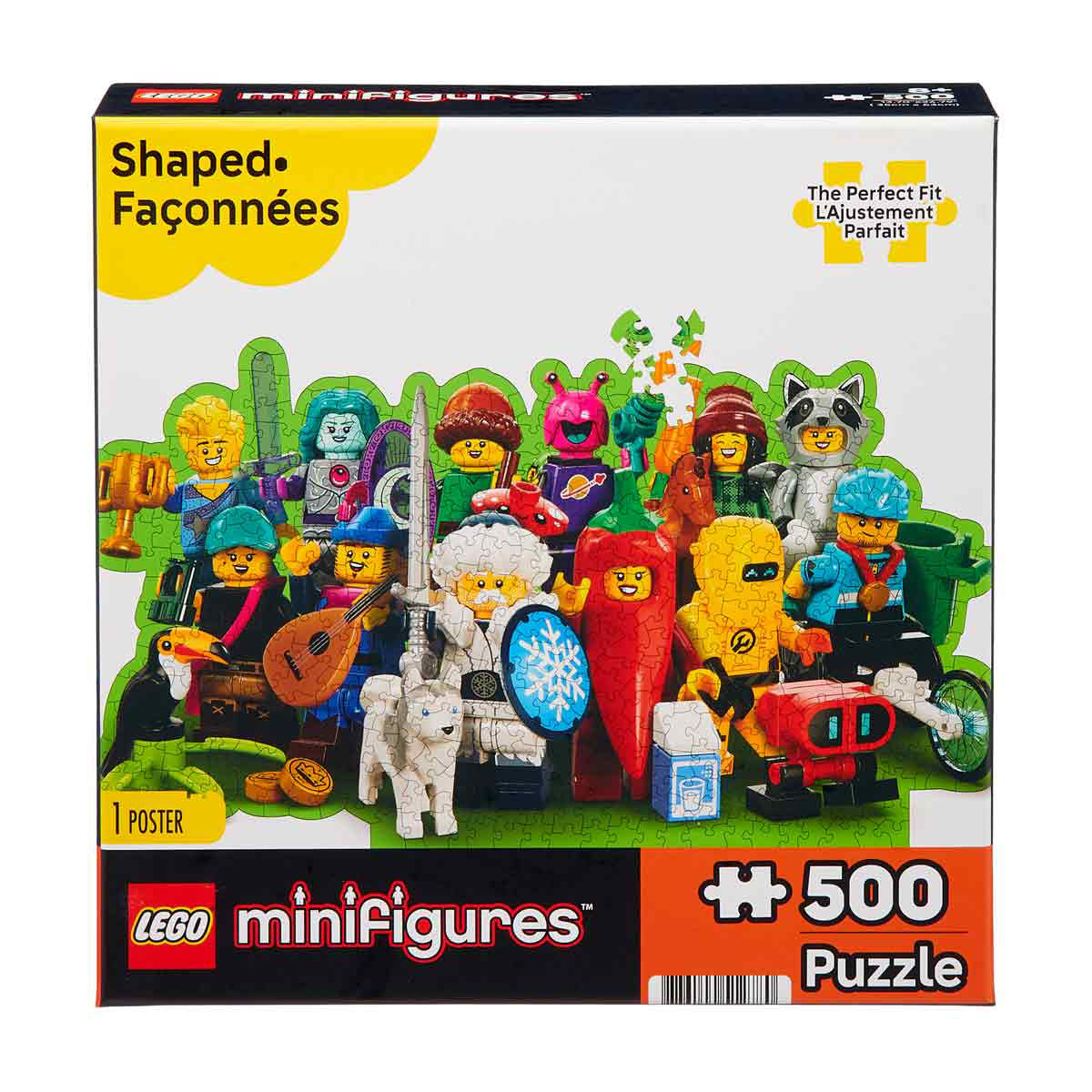 Lego Minifigures Puzzle, 500 pc