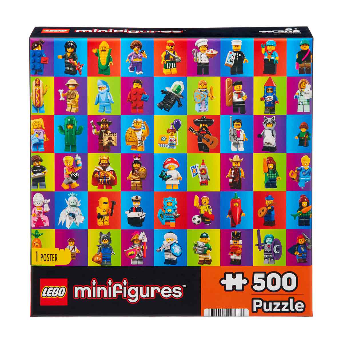 Lego Minifigures Puzzle, 500 pc