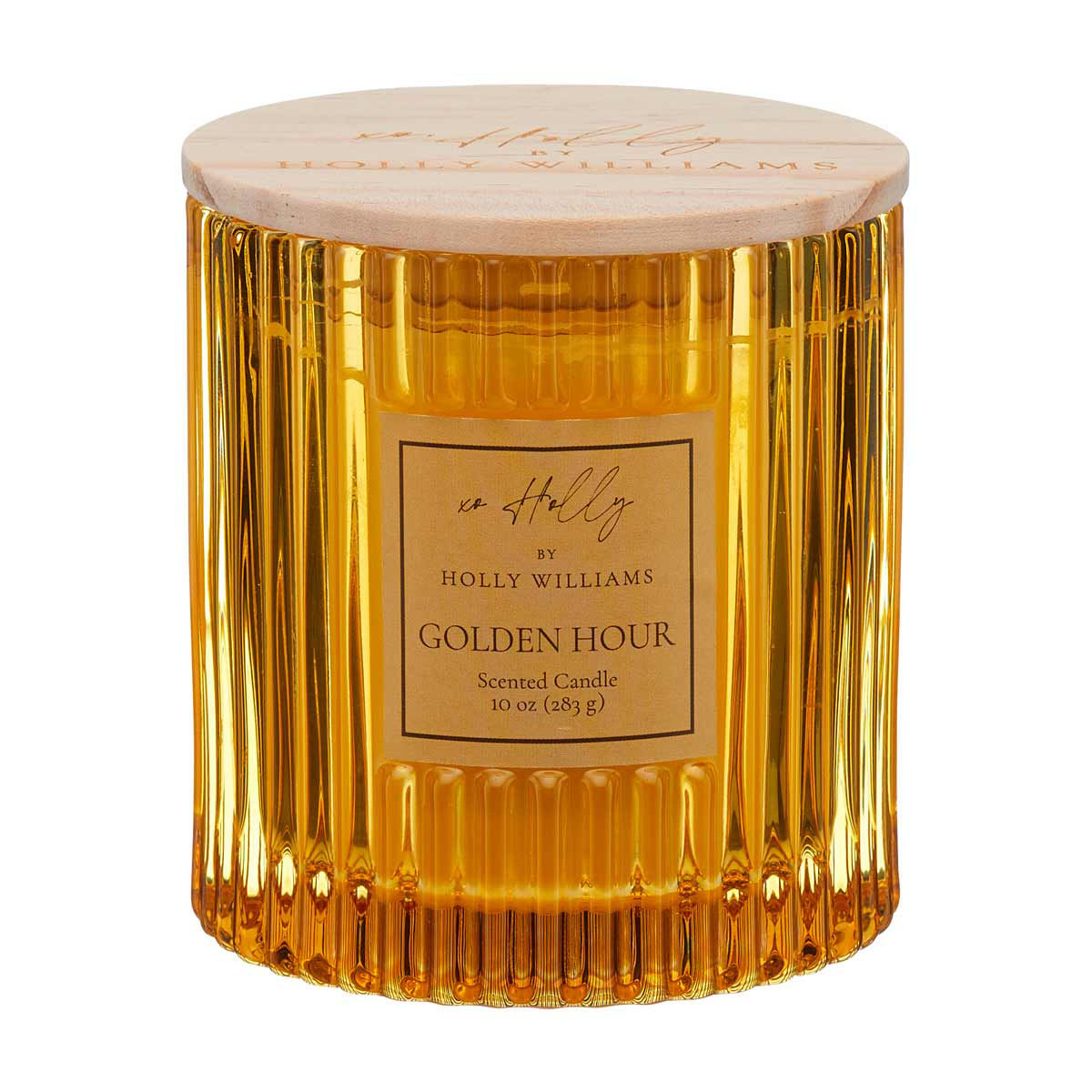 Holly Williams Fall Golden Hour Scented Candle Jar, 10 oz