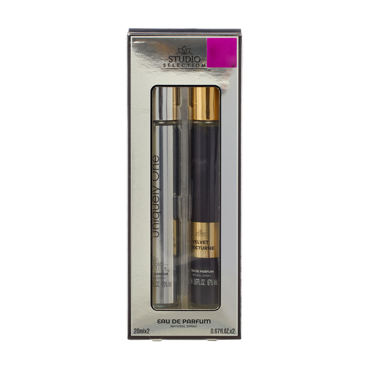 Studio Selection Eau de Parfum Natural Spray Gift Set, 0.67 fl oz, 2 pk