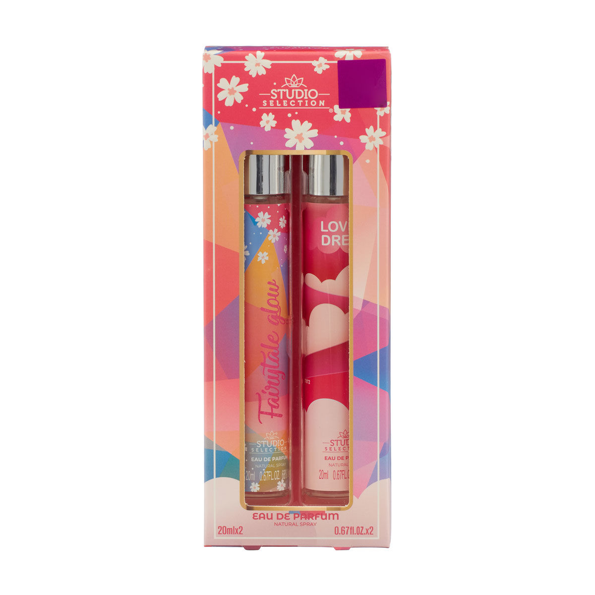 Studio Selection Eau de Parfum Natural Spray Gift Set, 0.67 fl oz, 2 pk