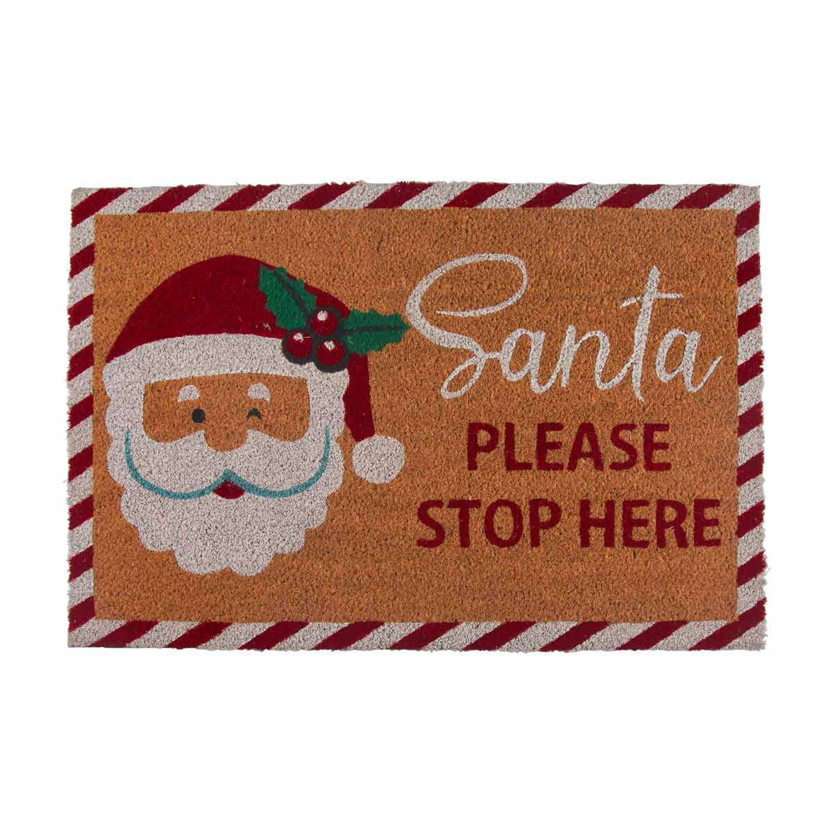 Christmas Santa Face Coir Doormat