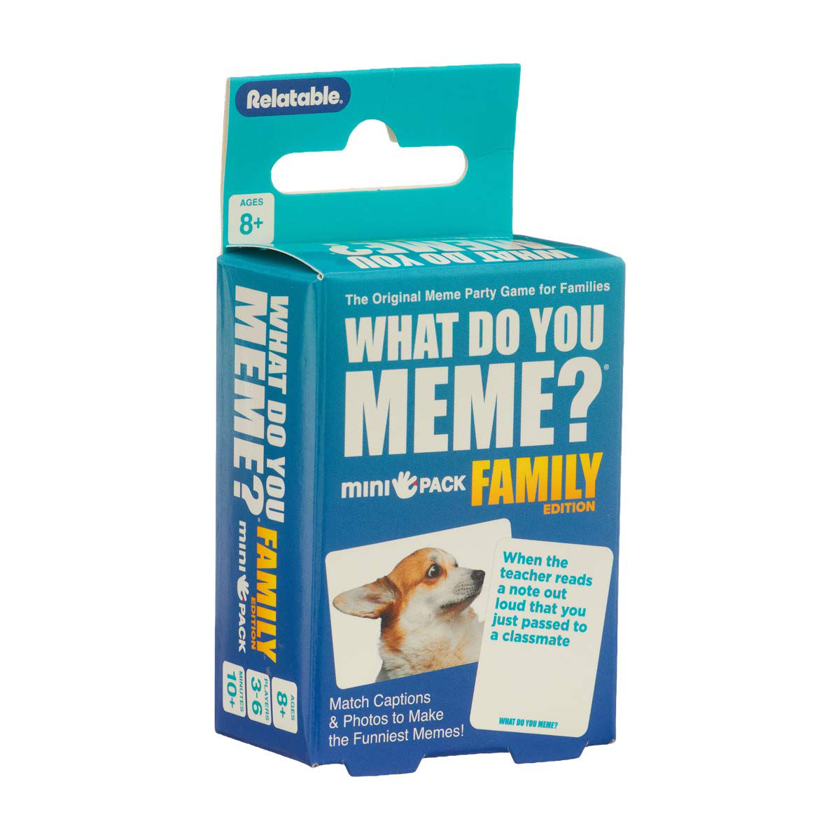 Relatable What Do You Meme? Family Edition Card Game Mini Pack