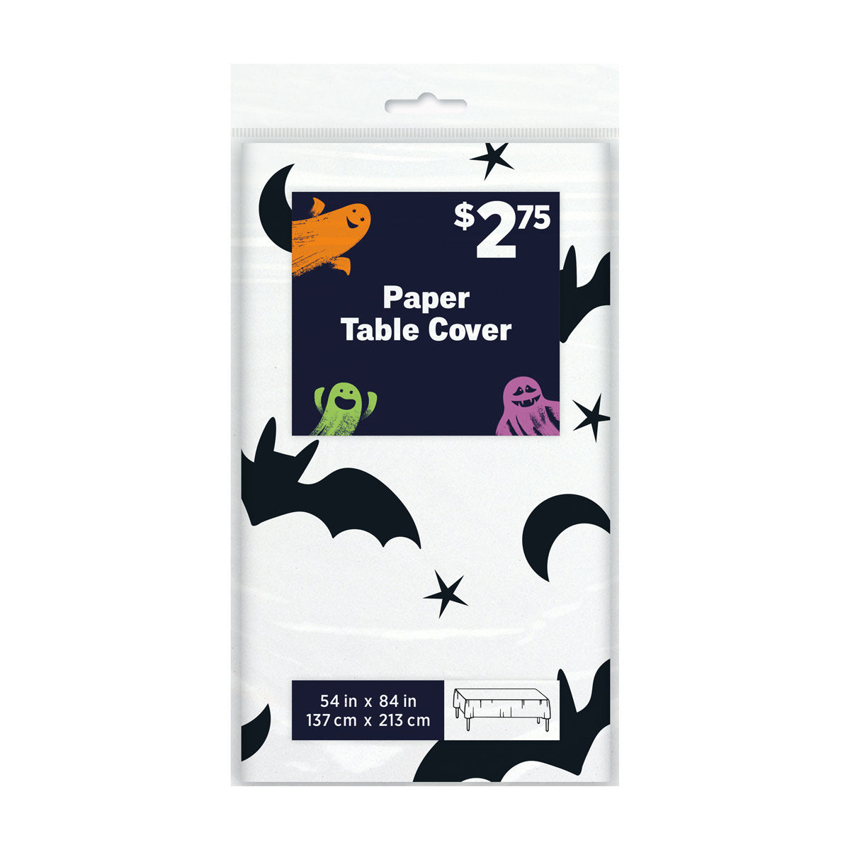 Spooky Bats Plastic Table Cover