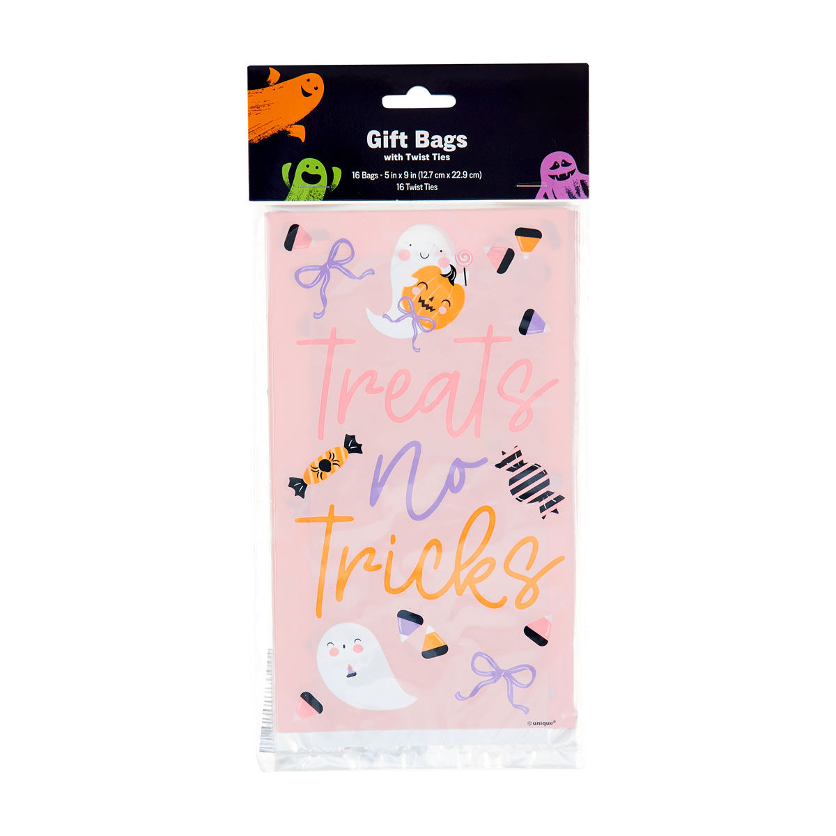 Spooky Cuties Cello Bags 5" x 9", 12ct