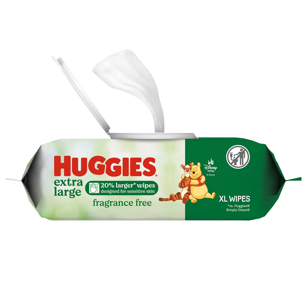 Huggies Extra Large Baby Wipes, Unscented, 1 Flip-Top Pack (42 Wipes Total)