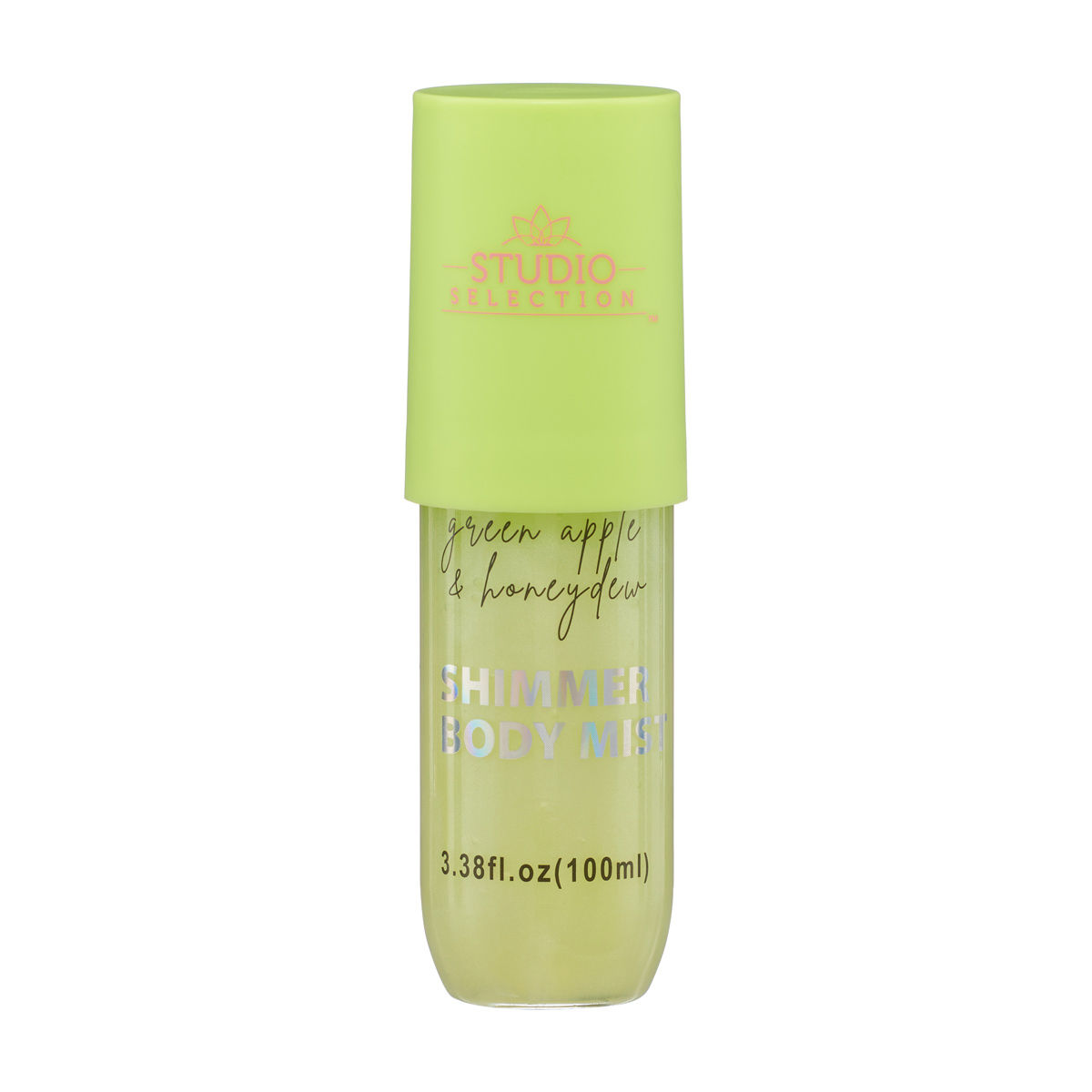 Studio Selection Green Apple & Honeydew Shimmer Body Mist, 3.38 fl oz