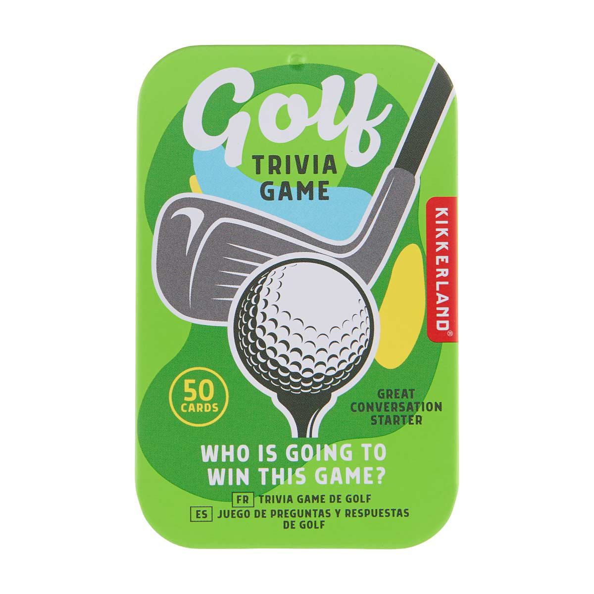Kikkerland Golf Trivia Card Game, 50 Cards