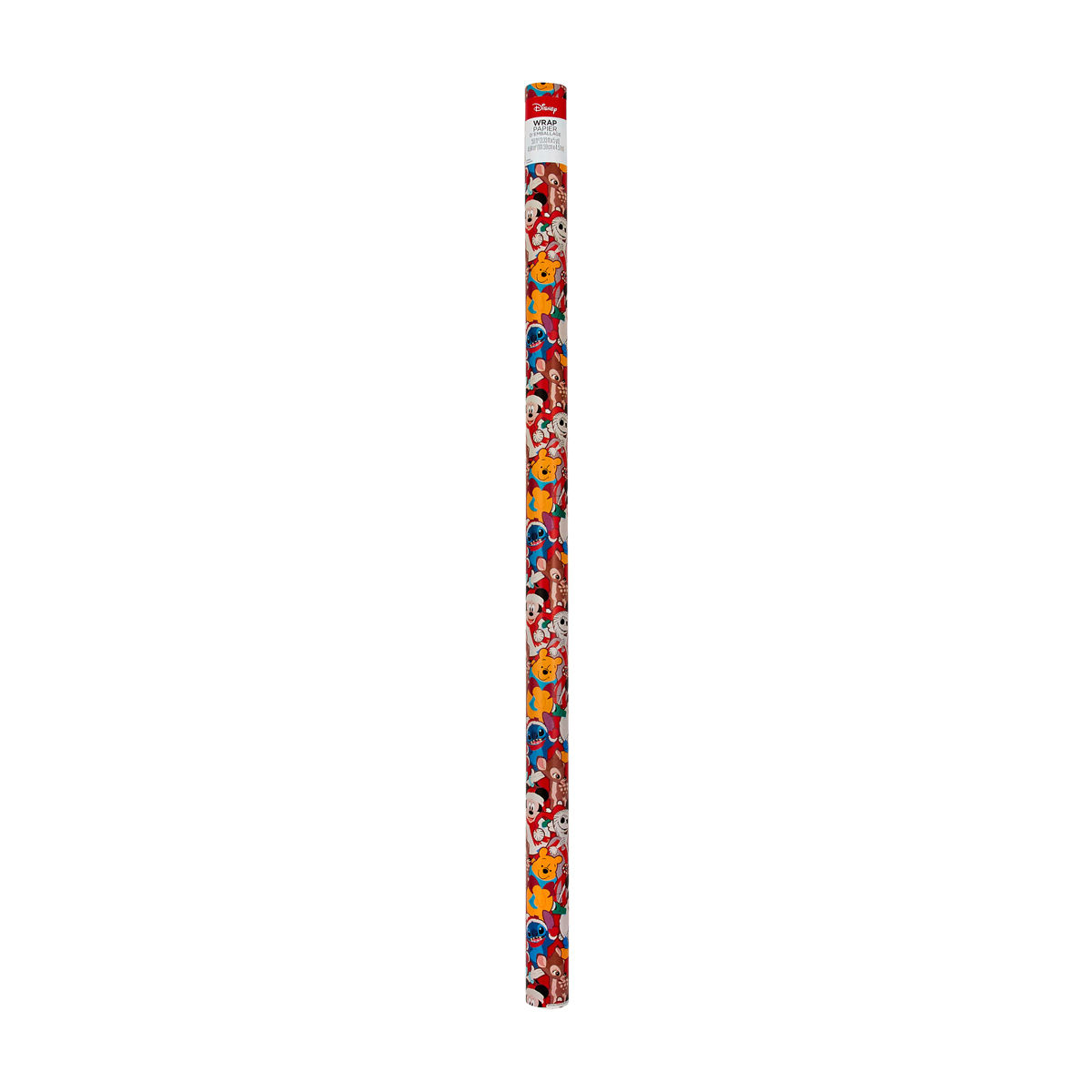 Disney Mickey Mouse, Winnie the Pooh & Stitch Christmas Gift Wrap, 50 sq ft
