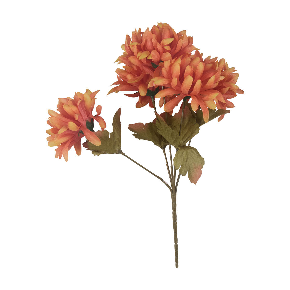 Harvest Halloween Orange Artificial Floral Stem Décor