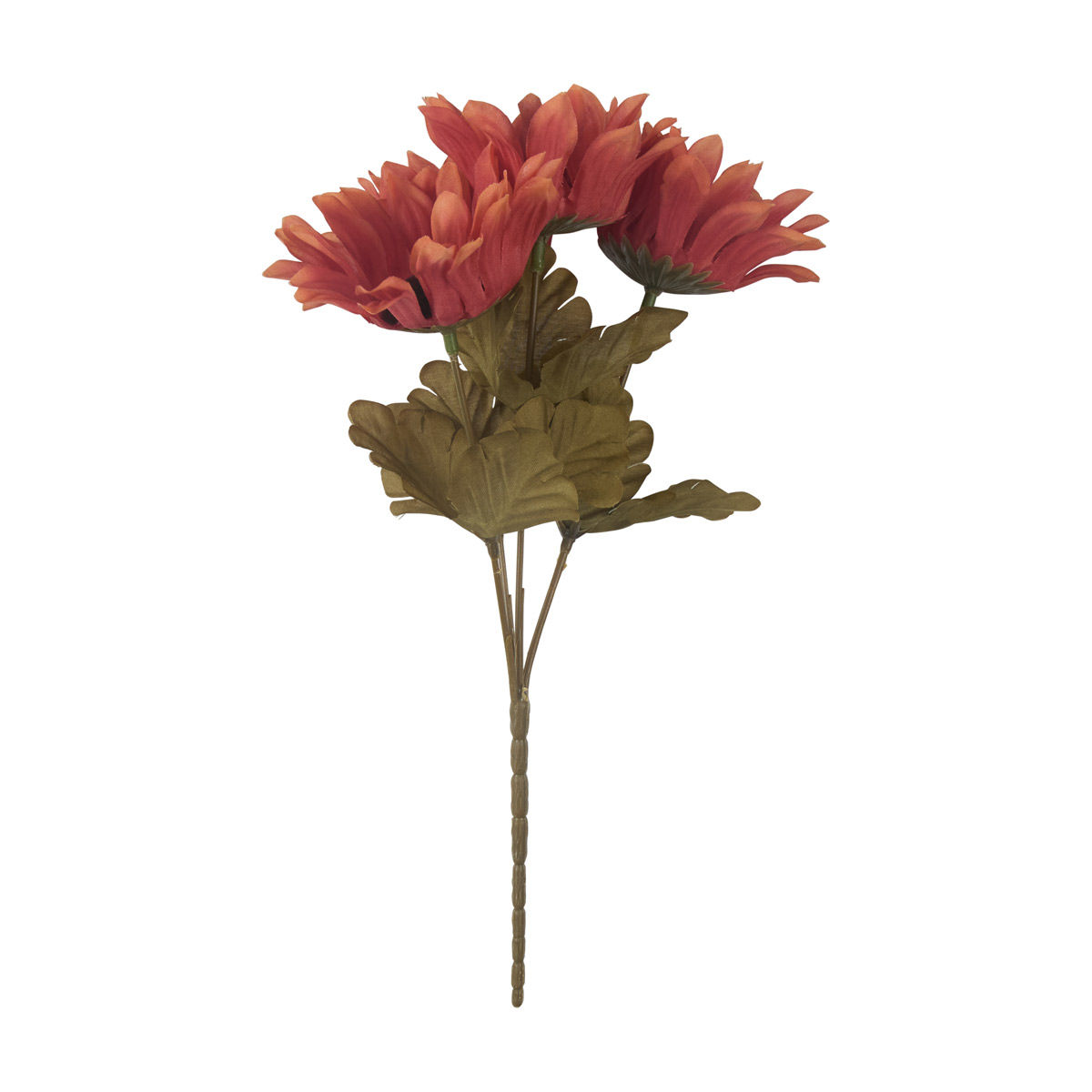 Harvest Halloween Artificial Orange Sunflower Stem Décor