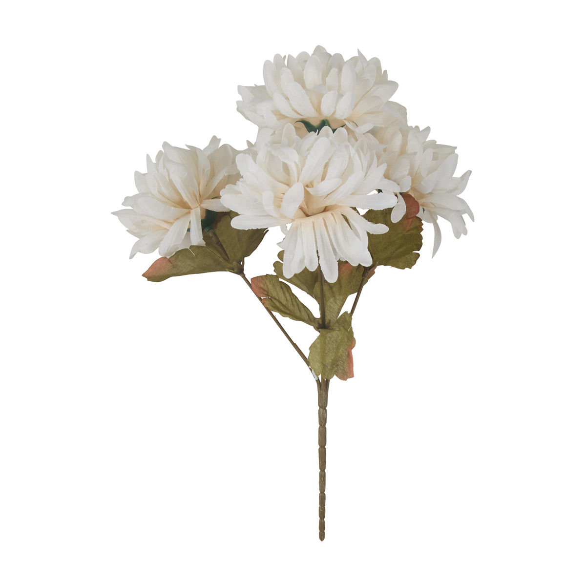 Harvest Halloween Artificial White Chrysanthemum Stem