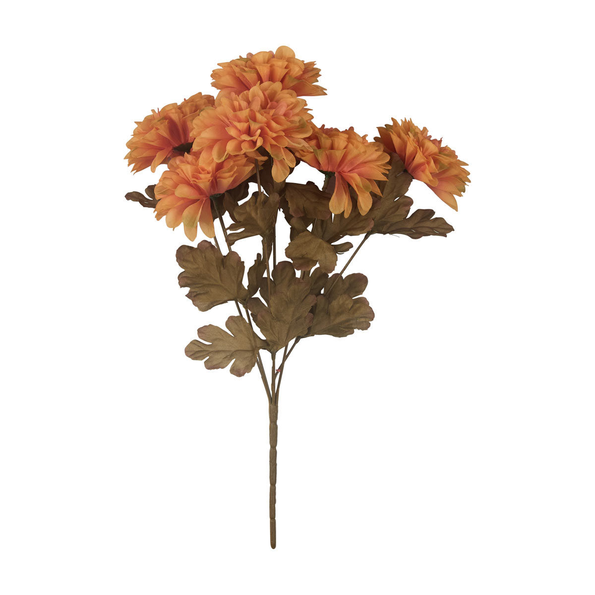 Harvest Halloween Orange Marigold Artificial Floral Stem Décor
