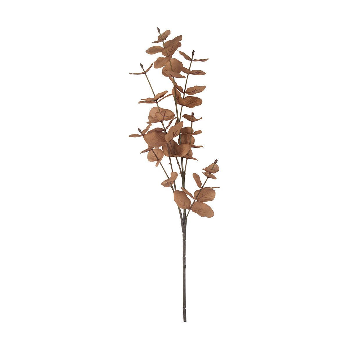 Harvest Halloween Brown Eucalyptus Artificial Floral Stem Décor